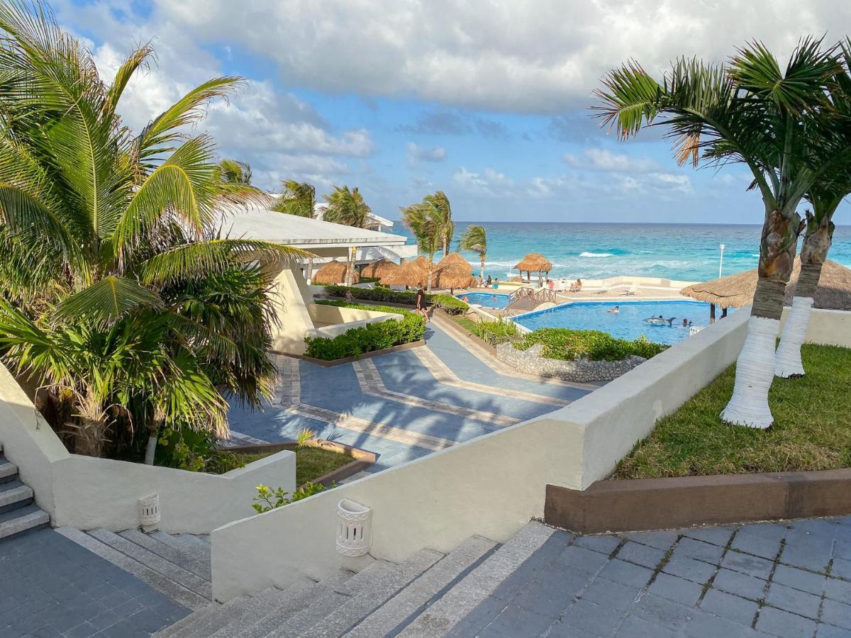 Brisas Beach & Ocean Front Vacation Apartments Cancun Zona Hotelera Luaran gambar