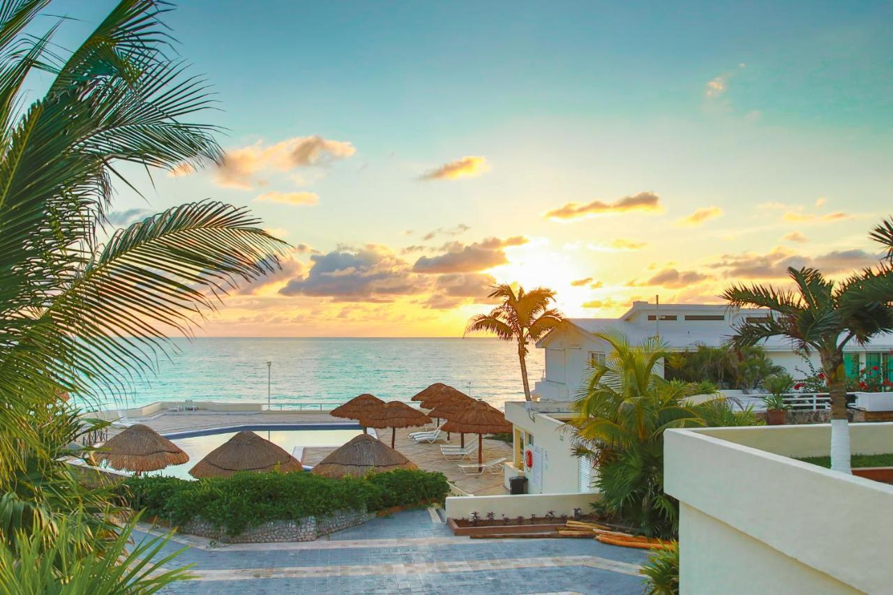 Brisas Beach & Ocean Front Vacation Apartments Cancun Zona Hotelera Luaran gambar